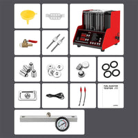 Heavy Duty Ultrasonic Fuel Gas Injector Car Cleaner Tester Machine, 4 Cylinder (97236540)