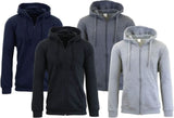 Heavy Fleece Lined Zippered or Pullover Hoodie - Size XXXL