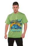 Heavy Hot Road Men's Bamboo Viscose/Organic Cotton Short Sleeve Graphic T-Shirt
