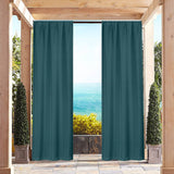 Heavy-Textured Indoor-Outdoor Blackout Curtains Pair Panel