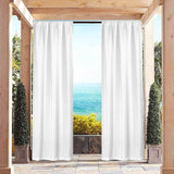 Heavy-Textured Indoor-Outdoor Blackout Curtains Pair Panel