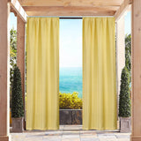 Heavy-Textured Indoor-Outdoor Blackout Curtains Pair Panel