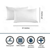 Heavyweight Zippered Waterproof and Bed-Bug Proof Vinyl Mattress Cover Protector
