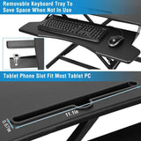 Height Adjustable Standing Desk Converter Workstation