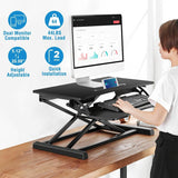 Height Adjustable Standing Desk Converter Workstation