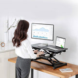 Height Adjustable Standing Desk Converter Workstation