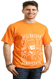 Hell Razors Men's Bamboo Viscose/Organic Cotton Short Sleeve Graphic T-Shirt