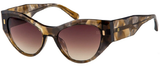 Hermossa HM-1538 03 Frantic Patterned Bone Sunglasses 52mm