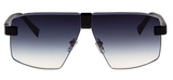 Hermossa HM-1585 01 Black Metal Gradient Sunglasses