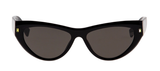 Hermossa HM-1588 01 Black Square Frame Sunglasses 54mm