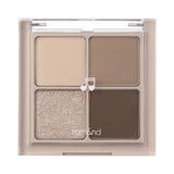 rom&nd Better Than Eyes Eyeshadow Palette M02 Dry Buckwheat - Long-Lasting Eyeshadow Palette for Everyday Natural Look