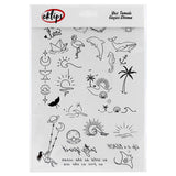 Eklips Summer Theme Temporary Tattoo Set