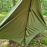 12 ft Hammock Tarp with Storm Doors | Hideaway Rain Fly