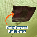 12 ft Hammock Tarp with Storm Doors | Hideaway Rain Fly