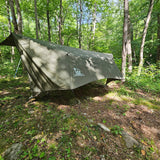 12 ft Hammock Tarp with Storm Doors | Hideaway Rain Fly