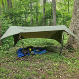 12 ft Hammock Tarp with Storm Doors | Hideaway Rain Fly