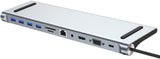 HIEARCOOL UCN-3270 USB Type C Hub Pro Laptop Docking Station 11 in 1 Gray