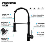 High Arc Spring Kitchen Sink Faucet