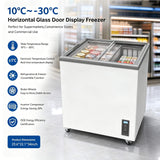 High-Efficiency Commercial Display Chest Freezer With Sliding Glass Door (SAK53174)