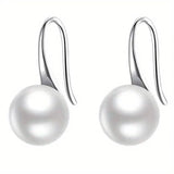 High-Heeled Shoes Pearl Earrings