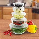 Home Basic SC10851 5 Piece Bowl with Lid