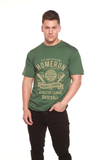 Homerun Baseball Men's Bamboo Viscose/Organic Cotton Short Sleeve Graphic T-Shirt