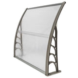Hommoo 40"x 40" Polycarbonate Window Door Awning