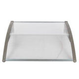 Hommoo 40"x 40" Polycarbonate Window Door Awning