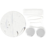 Honbay Fashion Marble Contact Lens Case with Mirror