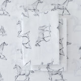 Horses Printed Sheet Set