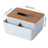 Household Simple Wood Grain Paper Box