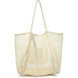 HOXIS Mesh Beach Tote Women's Shoulder Bag