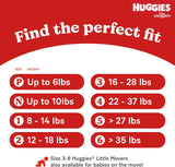 Huggies Size Newborn Diapers, Little Snugglers Baby Diapers, Size Newborn (up to 10 lbs), 31 Count, Packaging May Vary