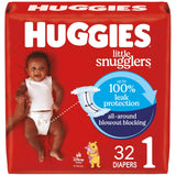 Huggies Size Newborn Diapers, Little Snugglers Baby Diapers, Size Newborn (up to 10 lbs), 31 Count, Packaging May Vary