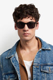 Hugo HG 1344/S Men's Square Sunglasses Black Frame 55mm