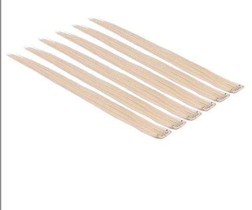Human Hair strips  clip extensions 1piece