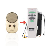 Anderic Substitute for Hunter IN2TX30 G0878-01 Ceiling Fan Remote Control [RR7078TUDLKIT]