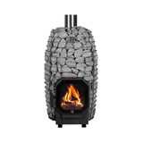 Huum Hive Flow 9.8KW Wood-Burning Sauna Stove With Sauna Stones [H1015012] (SAK85179)