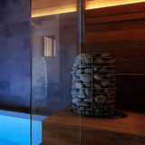Huum Hive Mini Floor Mount Traditional Steel Sauna Heater With Digital Controller & Sauna Stones (SAK91438)
