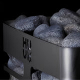 Huum Steel Mini Series 4 Stainless Steel Wall Mount 3.5KW Sauna Heater With Digital Controller & Sauna Stones (SAK91573)