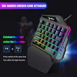 HXSJ J50 One-Handed Gaming Keyboard Mouse Combo