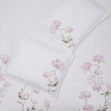 Hydrangea 100% Cotton Embroidered Duvet Cover Set