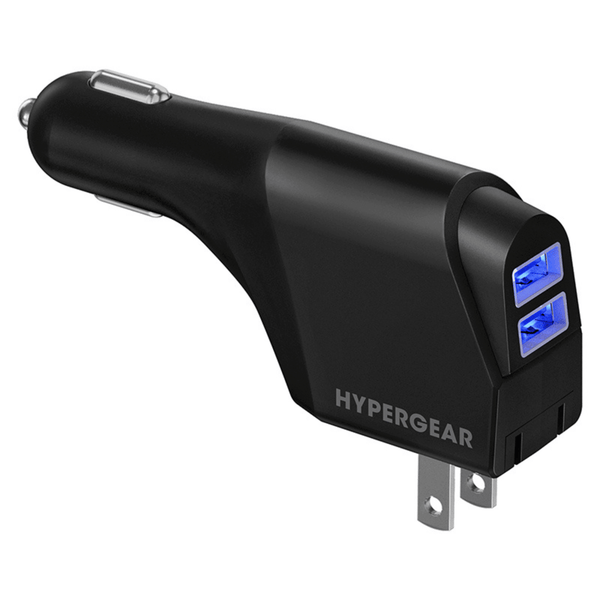 HyperGear Hybrid 2.1A Dual USB Car/Wall Charger