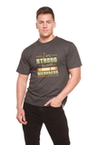 I am Strong Men's Bamboo Viscose/Organic Cotton Short Sleeve Graphic T-Shirt