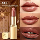 L'Oréal Paris Color Riche Nude Intense 540 NU Unstoppable Lipstick - Moisturizing, Long-Lasting Nude Lip Color