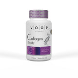 Voop Collagen Beauty: Kollajen Peptit, Vitamin & Mineral Supplement - 30 Gluten-Free Tablets for Radiant Skin, Healthy Hair & Nails