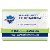 Safeguard Micellar Deep Cleansing Bath Bar Soap, Washes Away 99 Percent of Bacteria, Leaves Skin Soft, Fresh Clean Scent with Aloe, 3.2 oz (2 Count) 2 Count (Pack of 1)