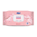 Alouette Sakura Wet Wipes for Gentle Cleansing 90 Count