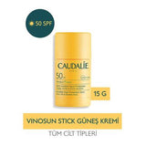 Caudalie Vinosun Protect SPF 50 Sunscreen Stick: Invisible, Vegan & Fragrance-Free High Protection for Face, Lips & Sensitive Skin