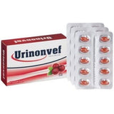 Urinonvef Cranberry Supplement: Support Urinary Tract Health with 30 Easy-to-Swallow Capsules - Antioxidant Benefits